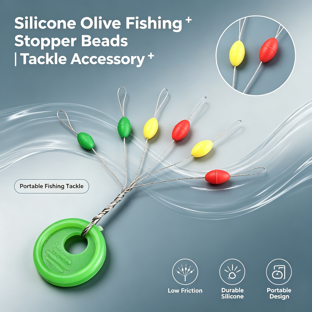 Fishing Stopper Beads Anti-slip Line Positioning Beans, Fishing Tackle Accessory for Freshwater & Saltwater Angling 电商主图提示词生成 (26)